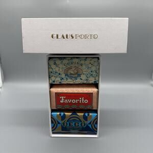 Claus Porto Soap 3 Piece Gift Set 50g Each Favorito Cerina Deco New in Box